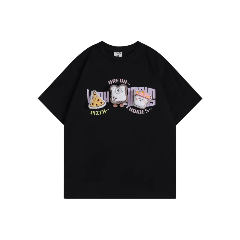 YUZHAOLIN Loose Fit Half Sleeve Top Unisex-2