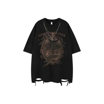 BEAR UNION Drop Shoulder Sleeve T Shirt Unisex
