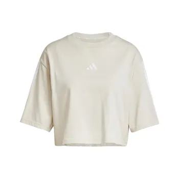 Adidas Clothing T Shirts Women's Beige