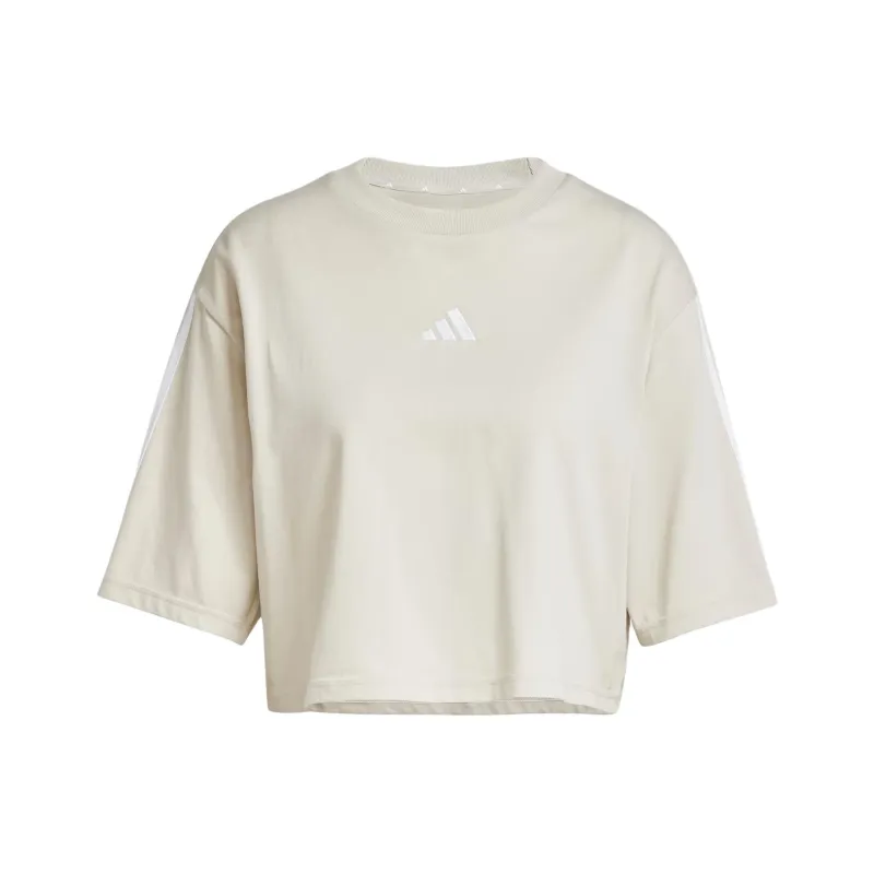 Adidas Clothing T Shirts Women's Beige-0