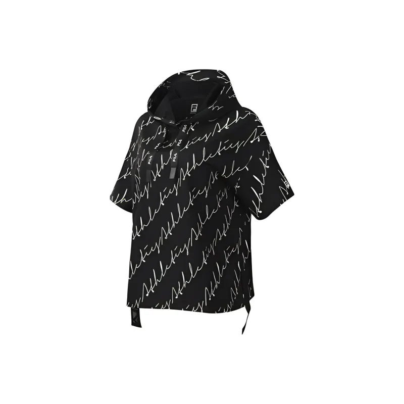 FILA Athletics Drop Shoulder Sleeve T Shirt Women's All Over Print-0