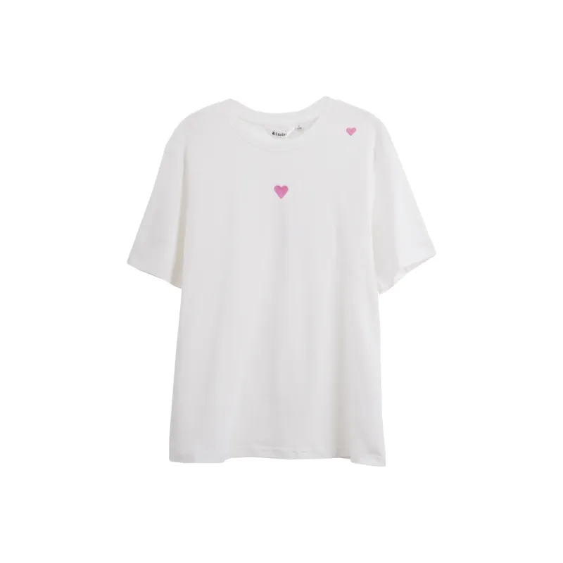 Olrain T Shirts Women's White-0