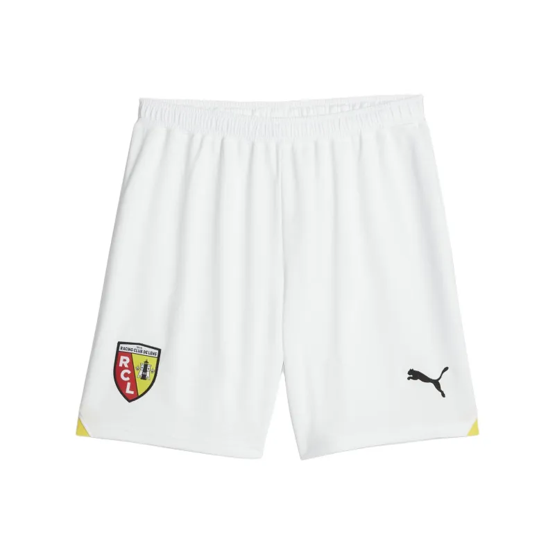 PUMA RC Lens Football Soccer Bottoms Men's White Yellow-0