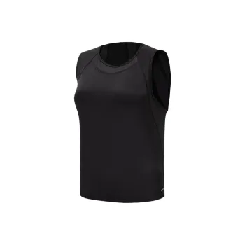 DECATHLON 500 Series Tank Tops Women's Smoky Black