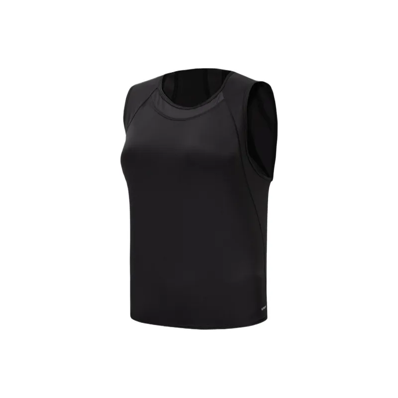 DECATHLON 500 Series Tank Tops Women's Smoky Black-0