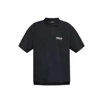 Balenciaga Polo Shirt Men's Black