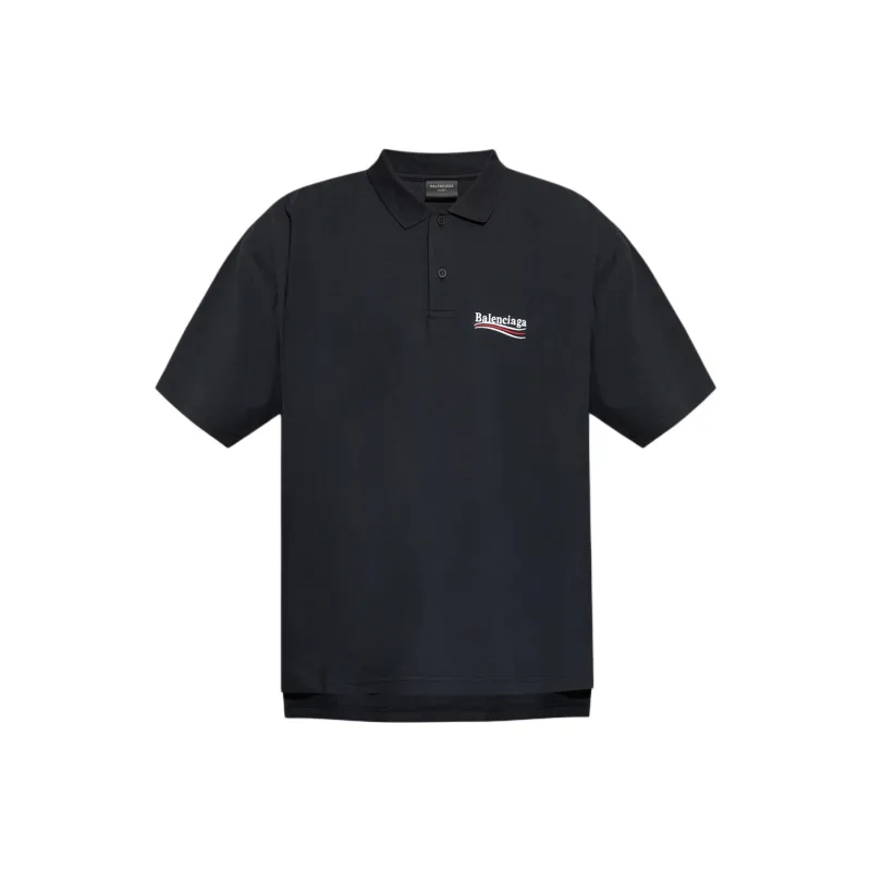 Balenciaga Polo Shirt Men's Black-0