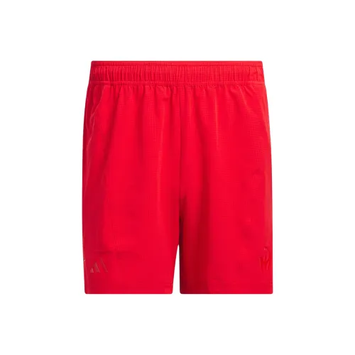 Adidas Mahomes Designed For Training Workout Shorts Casual Shorts Men's Team Preppy Red