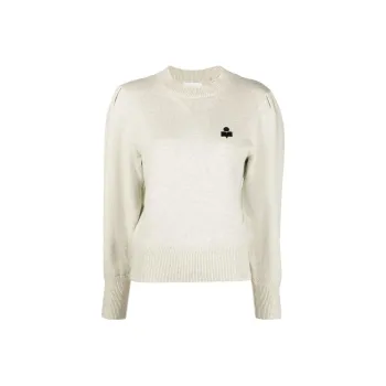 ISABEL MARANT ETOILE Kelaya Logo Embroidered Crewneck Jumper