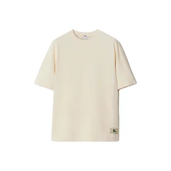 Burberry Logo Patch Crewneck T Shirt