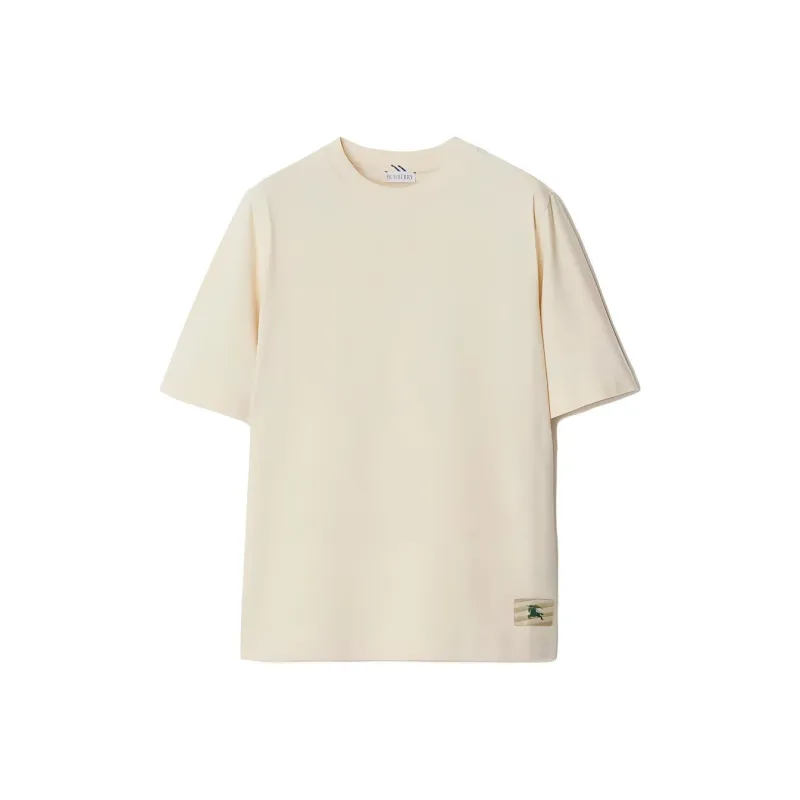 Burberry Logo Patch Crewneck T Shirt-0