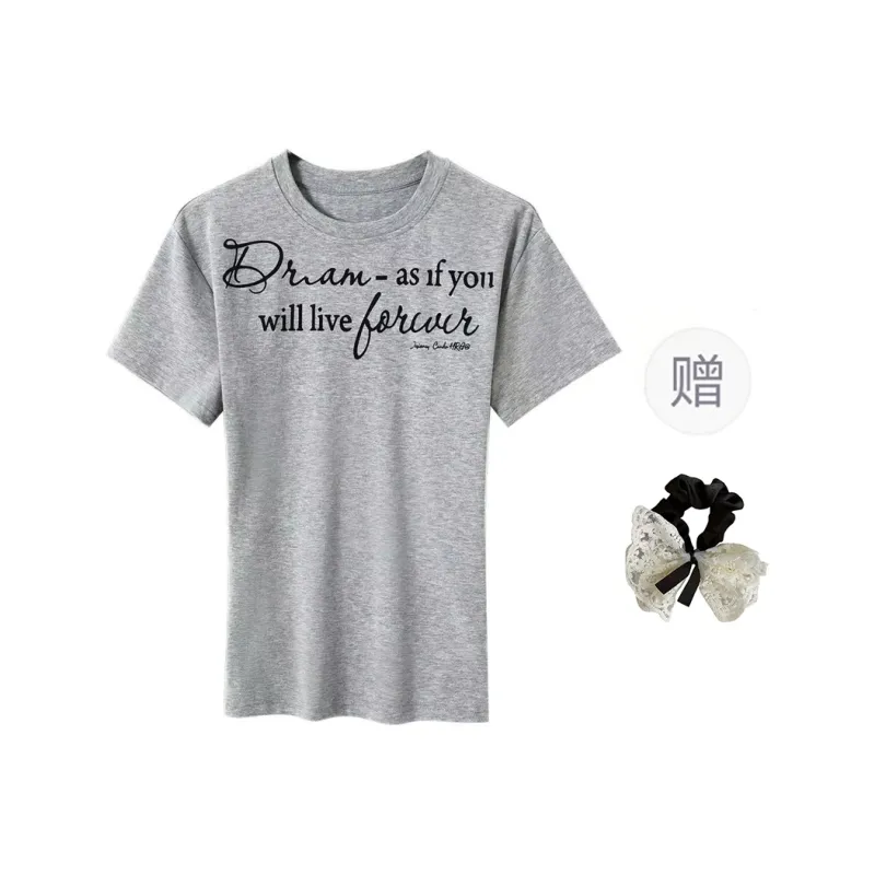 PAVEA Regular T Shirt Women's Heather Gray-0