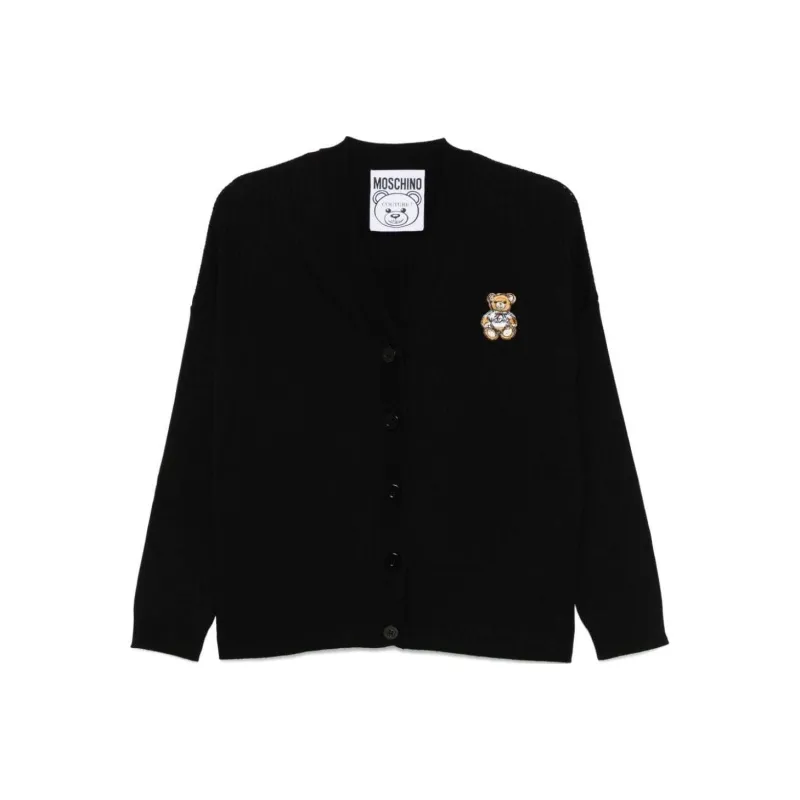 MOSCHINO Teddy Bear-motif Cardigan-0