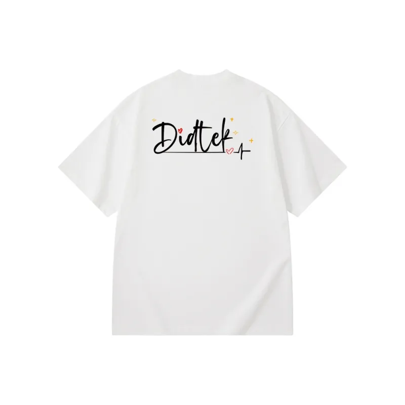 DIDTEK Drop Shoulder Sleeve Short Sleeved T Shirts Unisex-0