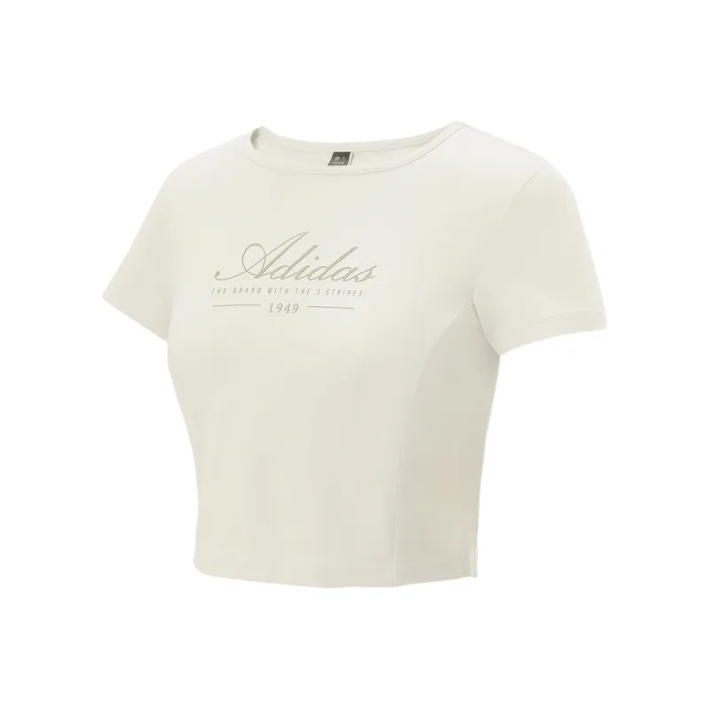 Adidas T Shirt Women's Wonder White-0