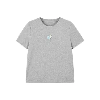 LEDIN T Shirt Women's Lunar Rock Gray