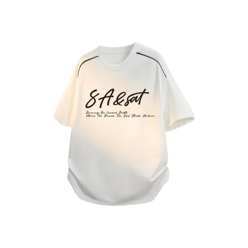 ST&SAT Regular T Shirt Unisex White-0