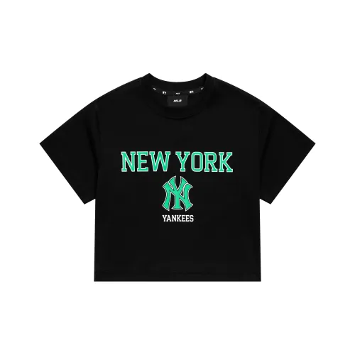 MLB College Style Series Crop Tops Women's Black