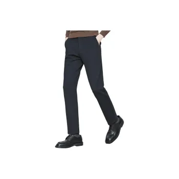 Red Bean Casual Pants Men's Navy Blue