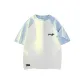White & Sky Blue Sleeves