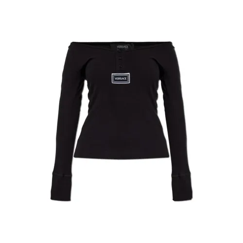 VERSACE Ribbed Lingerie Top