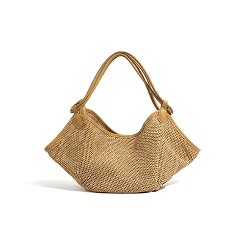 BEMIX PETS Straw Woven Shoulder Bag Women's Multicolor
