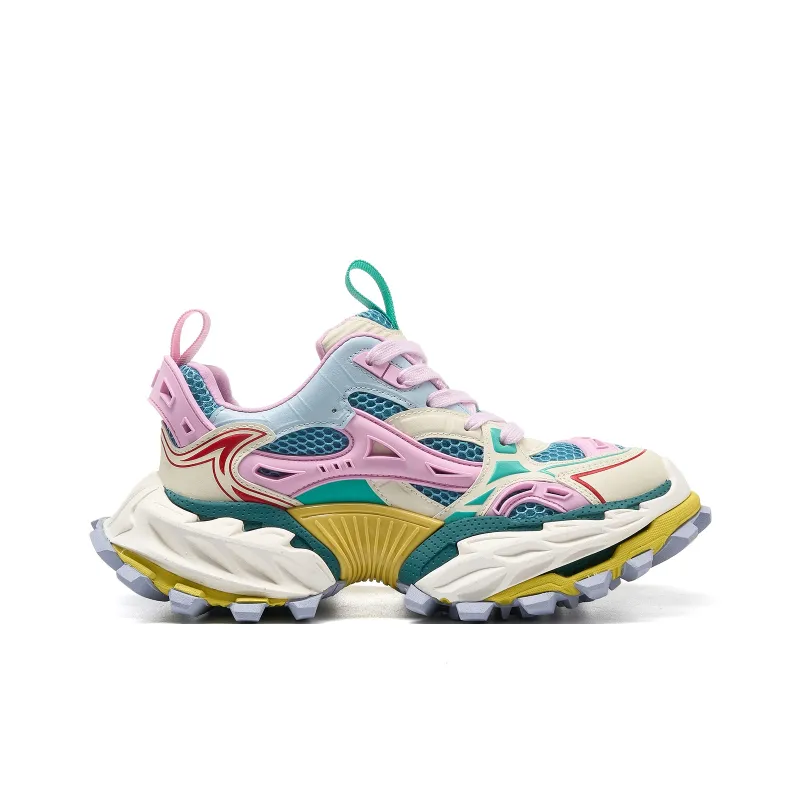 LEECAT STUDIO Slip Resistant, Abrasion Resistant, Breathable Low Top Chunky Sneakers Women's-8