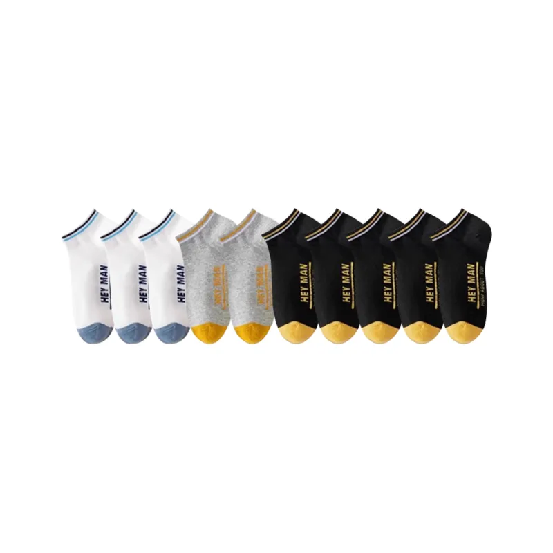 DAMOS·LOVE No Show Socks Men's Combo Set-31
