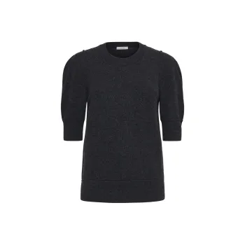 Lemaire Short Sleeve Jumper 'Anthracite Melange'