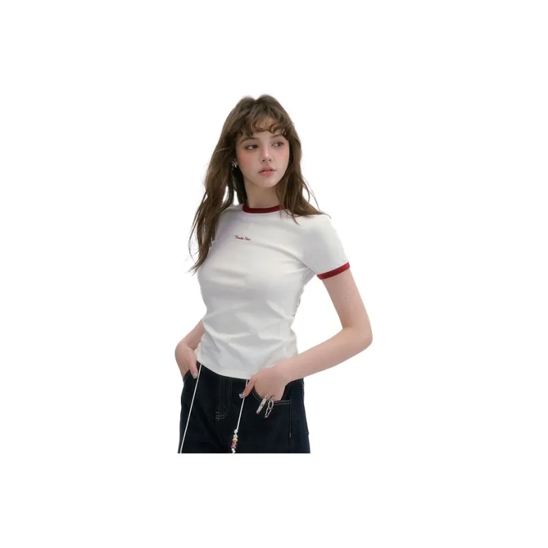 Guuka Hero Set in Sleeve T Shirt Women's White-2