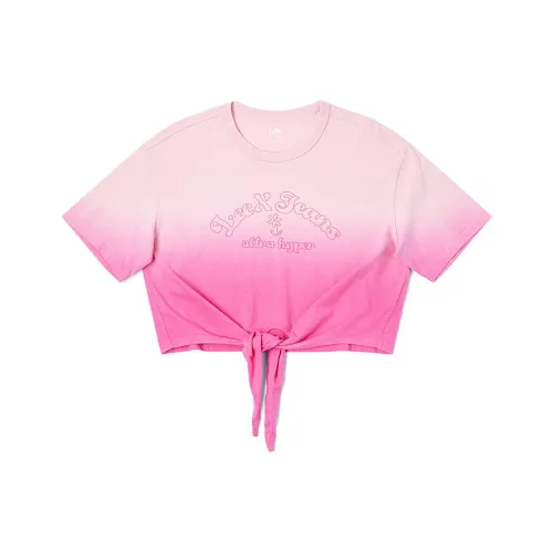 Lee T Shirts Women's Pink