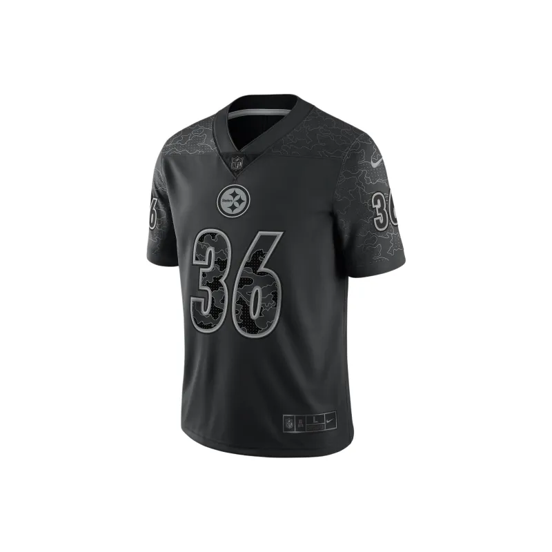 Nike Fashion Football Jersey Soccer Jerseys Pittsburgh Steelers Jerome Bettis Men's Black-0