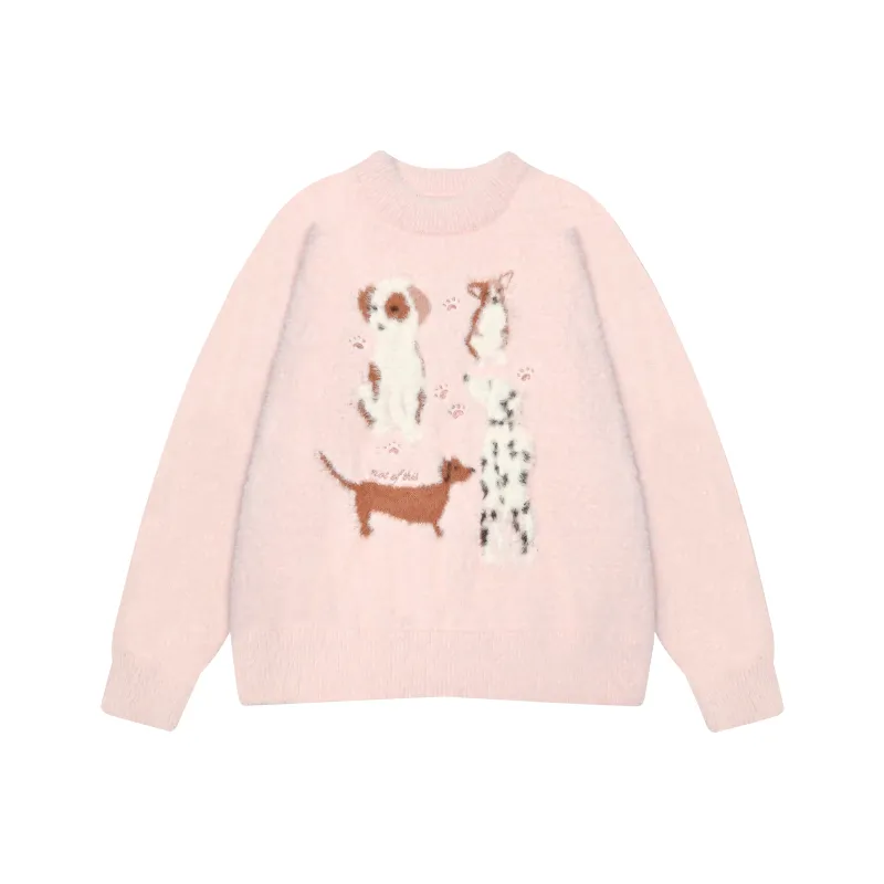 NTOT Pullover Sweater Women's Pink-0