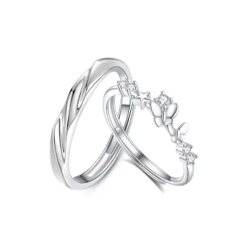 Treasure Flaws S999 Fine Silver Rings Unisex