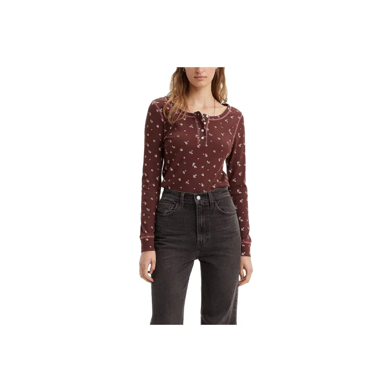 Levis Sweaters Women's Red-0