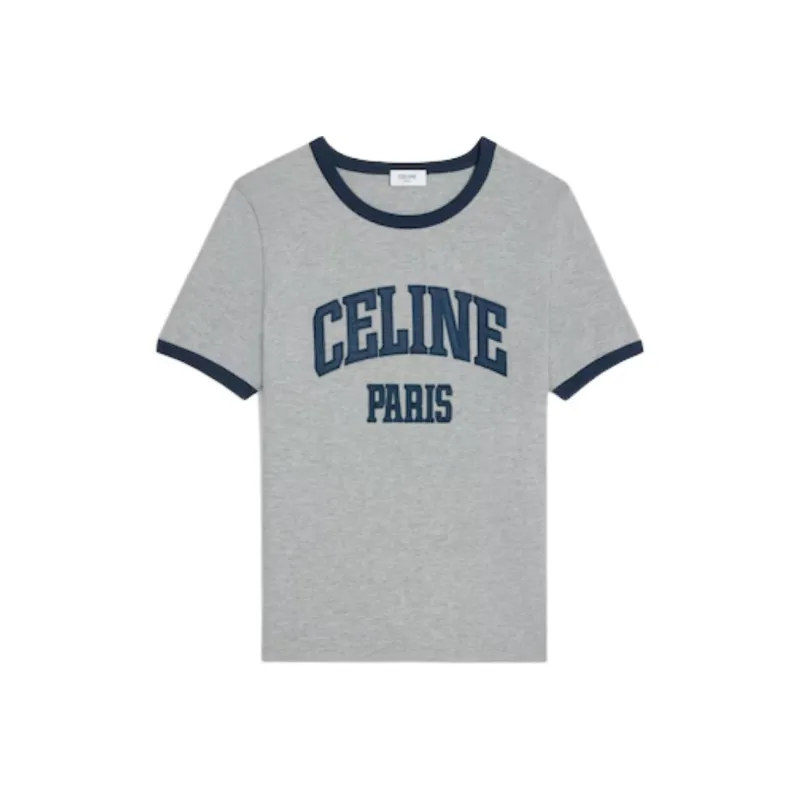 CELINE T Shirts Women's Gray-0