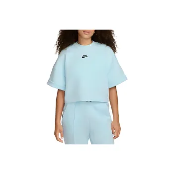 Nike Sportswear Tech Fleece Women's Oversized Short-Sleeve Cropped Top