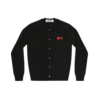 CDG Play Sweaters Women's Black
