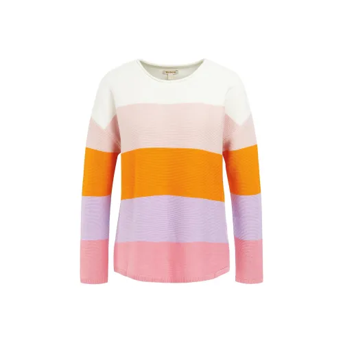 BARBOUR Mariner Striped Knitted Jumper Sweater Women's Multicolor