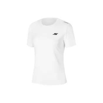 Skechers Set in Sleeve T Shirt Women's Bright White