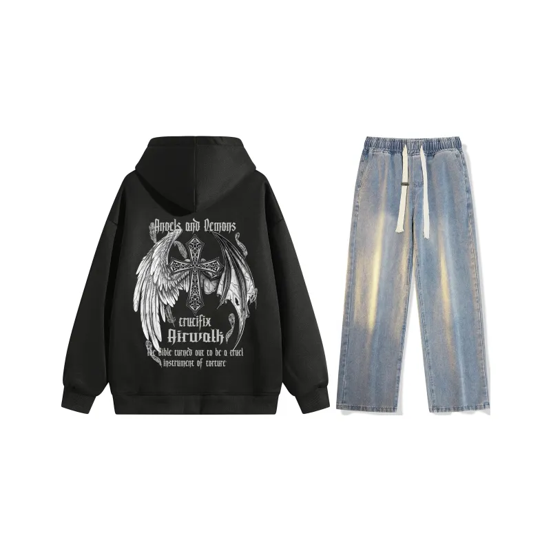 Airwalk Sweatshirt Sets Unisex-28