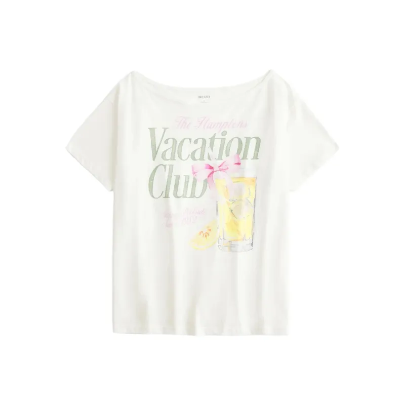 Hollister T Shirt Women's White-0