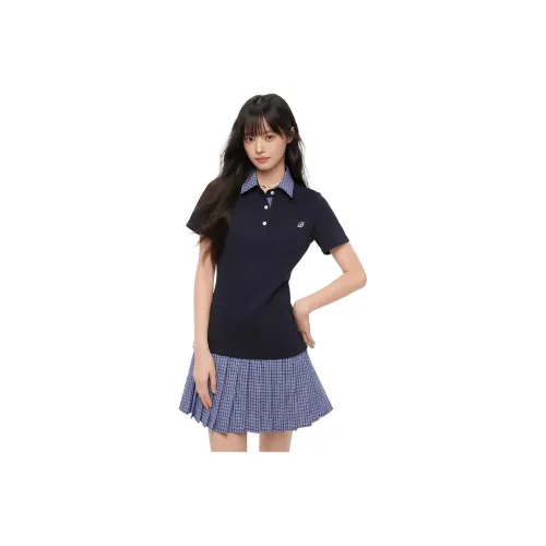 KING PRINCE Polo Shirt Women's Navy Blue