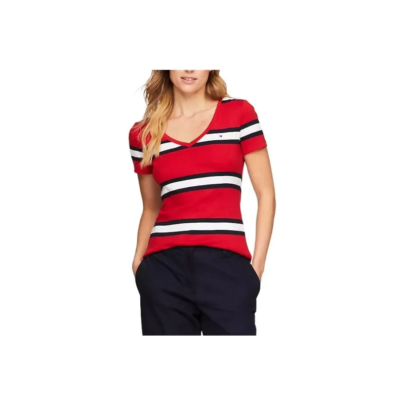 Tommy Hilfiger T Shirt Women's Red-0