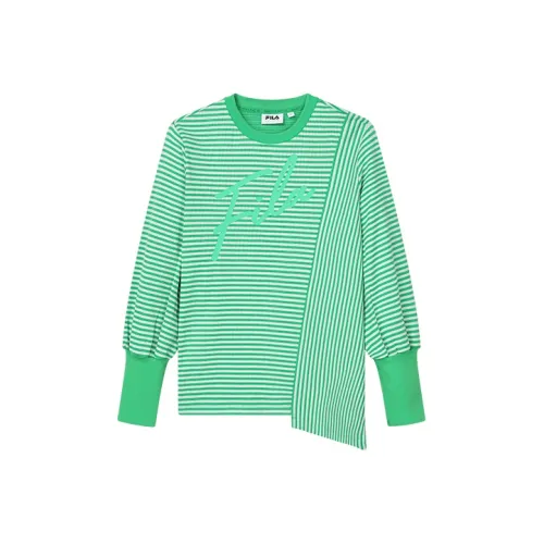 FILA T Shirt Women's Turquoise Vine Green