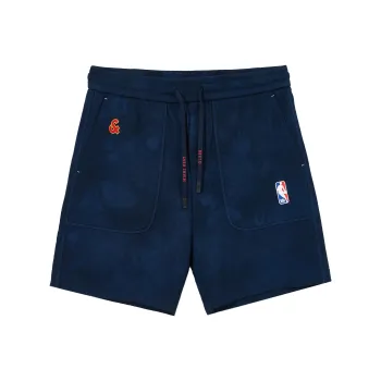 JACK JONES· x NBA JACK & JONES NBA Co brand Casual Shorts Unisex Beauty Blue