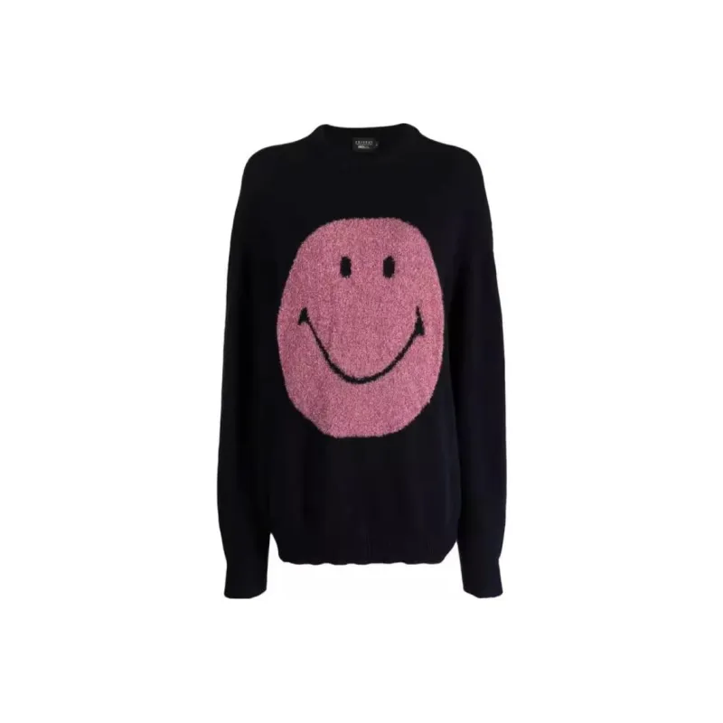 Joshua Sanders Smiley Face motif Jumper-0
