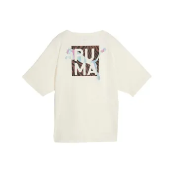 PUMA T shirt De Training Boyfriend Animal Remix Femme T Shirt Women's Ecru
