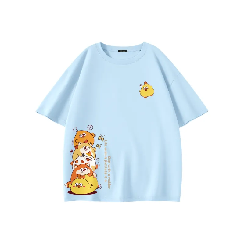 MINISO x DUNDUNJI LIANMINGKUAN T Shirt Women's-5