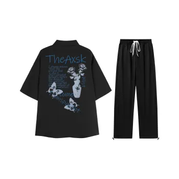 A.X.S.K Shirt Matching Set Unisex